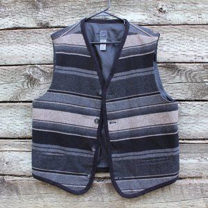 GAP MENS NAVAJO PATTERN VEST ACRYLIC